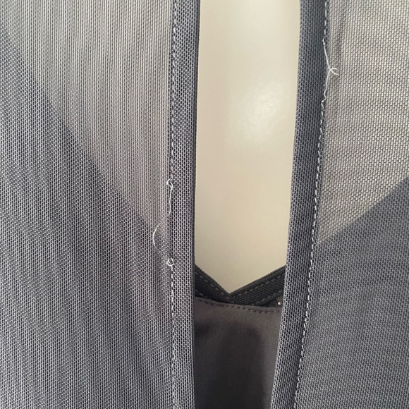 Beautiful classy formal sequin dress dark grey with rhinestones fully lined - Picture 4 of 14